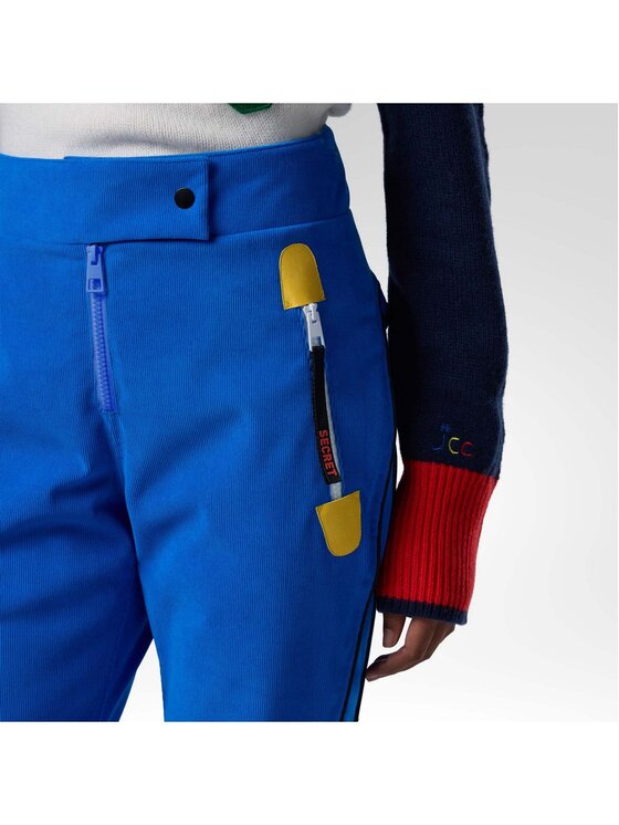 Rossignol Rossignol Spodnie narciarskie W Jcc Seasonal Ski Pant Niebieski Slim Fit