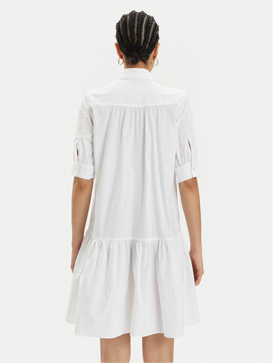 Marella Marella Krekla kleita Ebert 2413221402 Balts Regular Fit