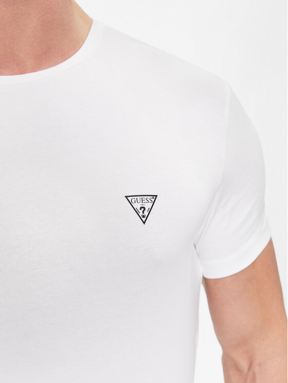 Guess Guess Σετ 2 T-Shirts U97G02 KCD31 Λευκό Regular Fit