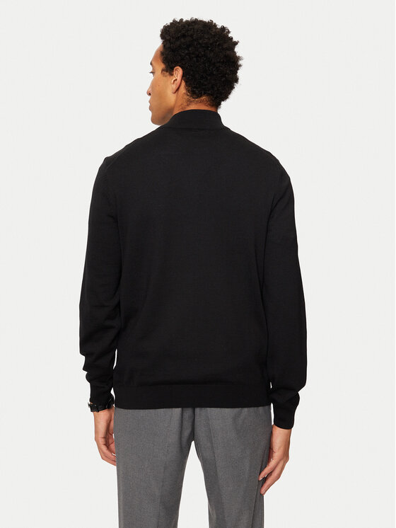 BOSS Boss Pullover Ebenji 50528300 Schwarz Regular Fit
