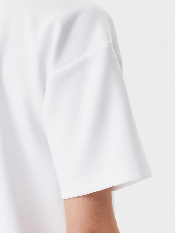 Fila Fila Tricou Lisakovsk FAW1044 Alb Loose Fit
