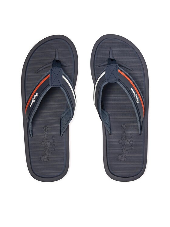 Pepe Jeans Žabky West Basic PMS70156 Tmavomodrá