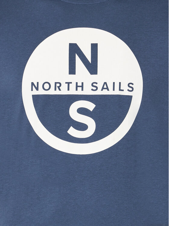 North Sails North Sails T-Shirt Basic 692972 Granatowy Regular Fit