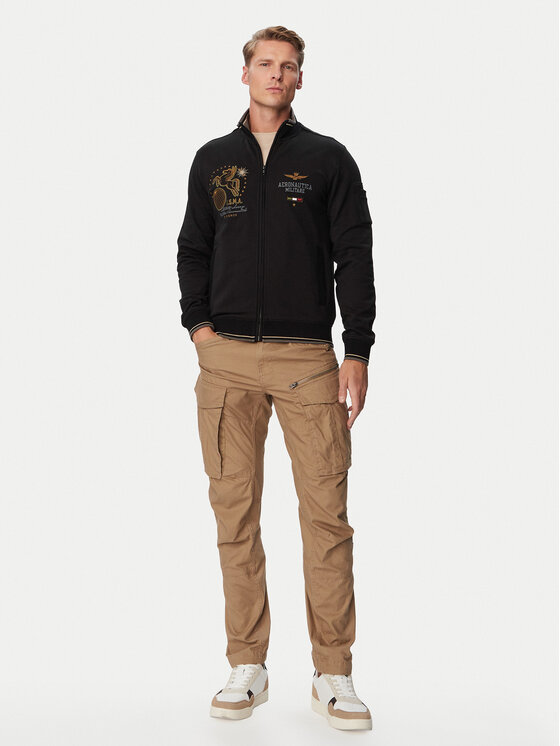 Aeronautica Militare Aeronautica Militare Суитшърт 262FE2134UF00662 Черен Regular Fit