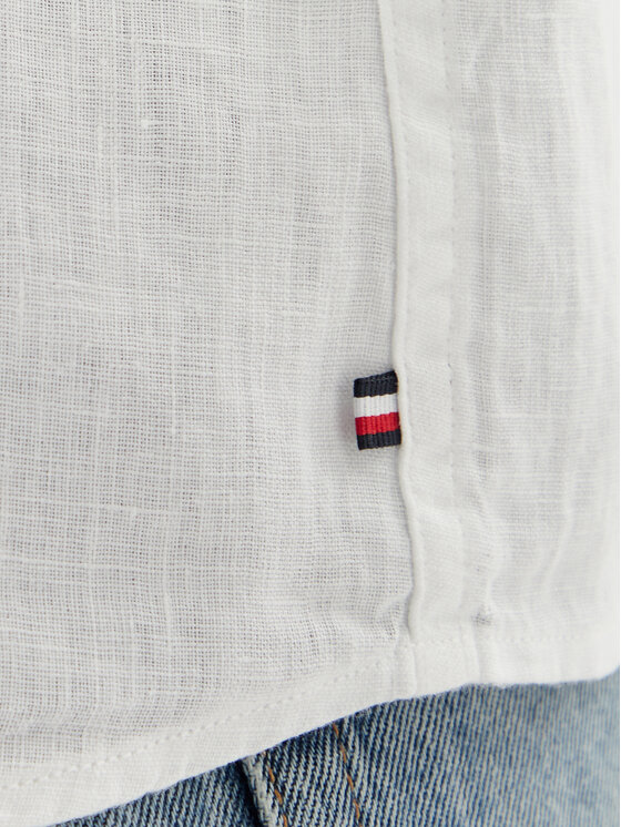 Tommy Hilfiger Tommy Hilfiger Särk WW0WW48925 Valge Relaxed Fit