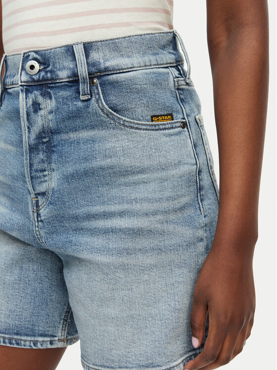G-Star Raw G-Star Raw Kratke traperice Clean Edge D28386-E205 Svijetlo plava Regular Fit