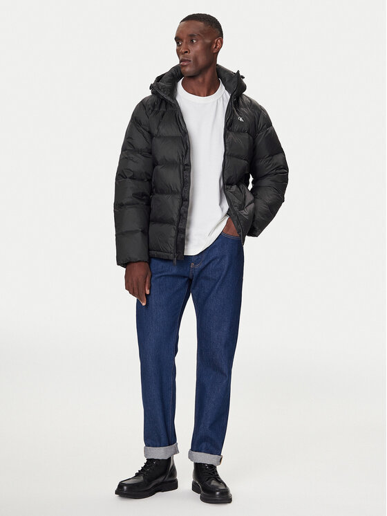 Calvin Klein Jeans Calvin Klein Jeans Pūkinė striukė LV04RC518G Juoda Regular Fit
