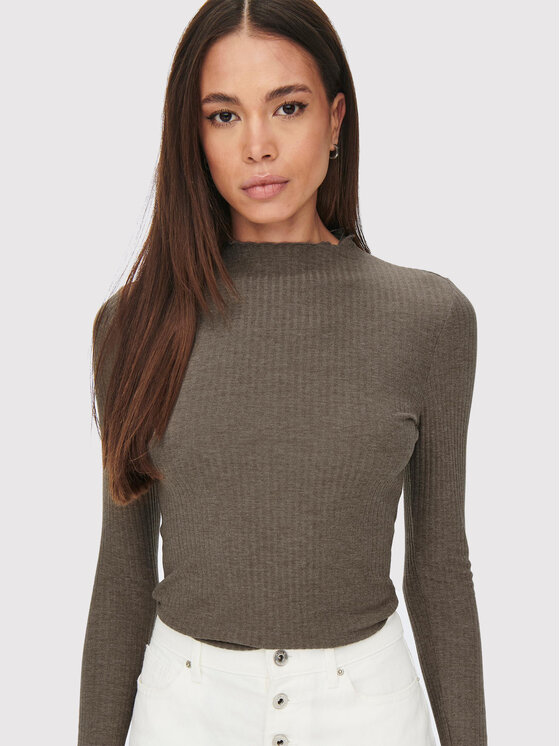 ONLY ONLY Palaidinė Emma 15180040 Ruda Slim Fit