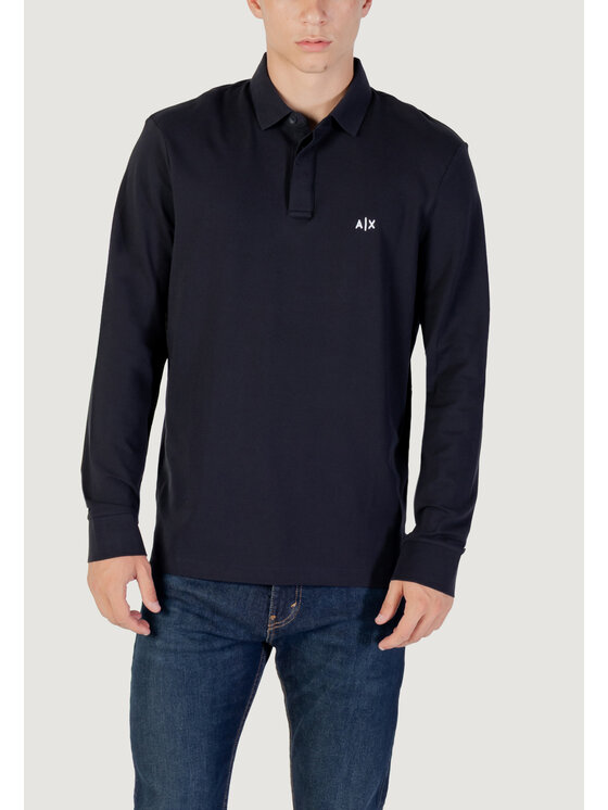 Armani Exchange Armani Exchange Polo XM001288 AF17321 Niebieski Casual Fit
