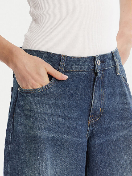 Karl Lagerfeld Jeans Karl Lagerfeld Jeans Jeans hlače A3W10079 Modra Wide Leg