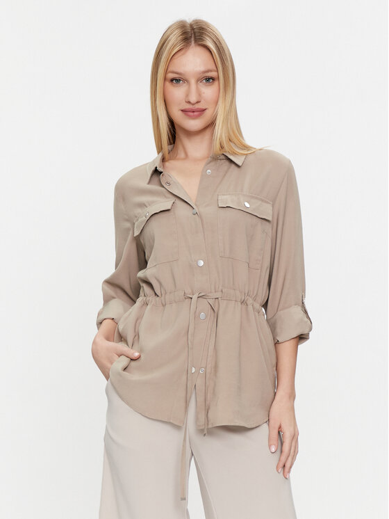 ONLY ONLY Marškiniai Aris 15310852 Smėlio Regular Fit