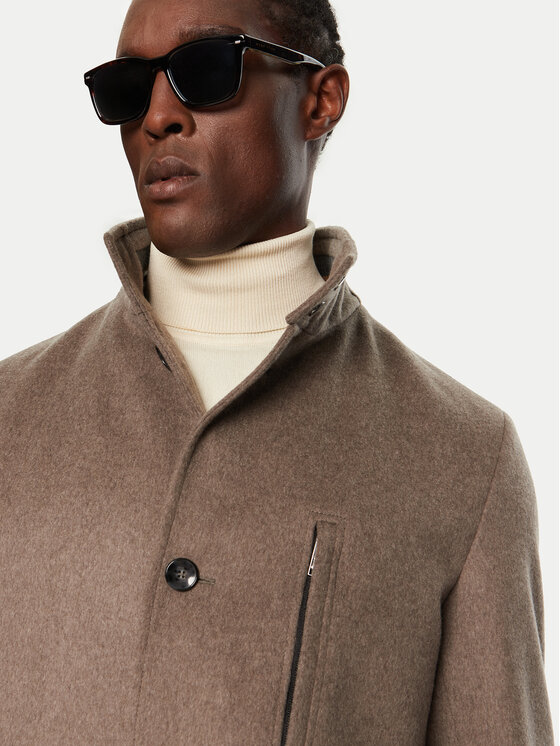 BOSS Boss Vuneni kaput H-Hyde 50525764 Bež Slim Fit