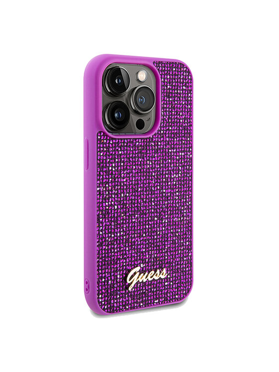Guess Guess Etui na telefon iPhone 14 Pro Różowy