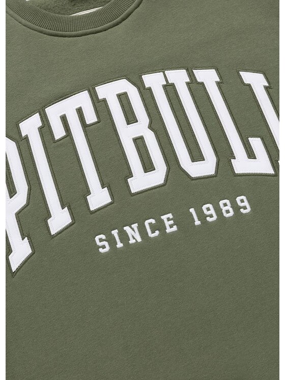 PITBULL PITBULL Bluza NORTON Zielony Regular Fit