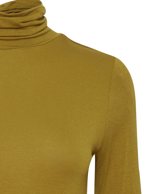 ICHI ICHI Rollkragenpullover 20113342 Grün Regular Fit