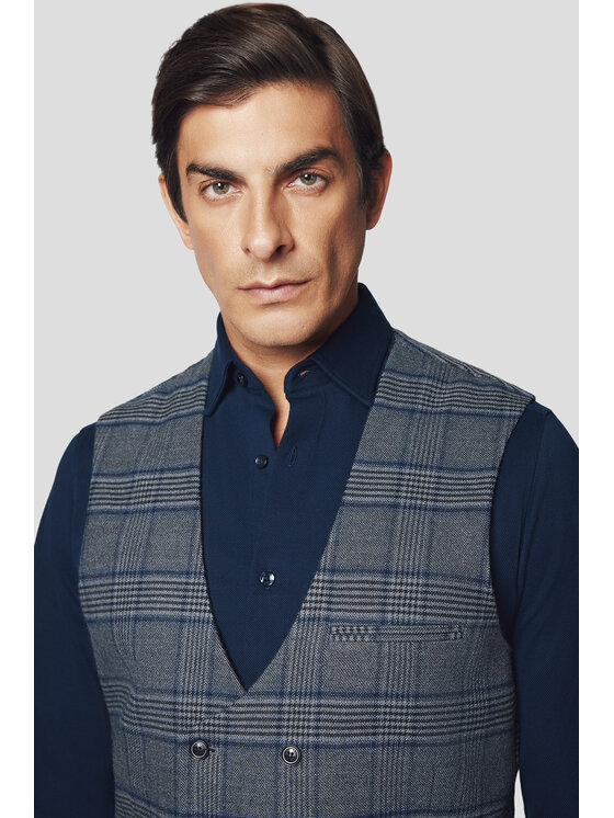 Lancerto Lancerto Kamizelka Giarre KA131224000008 Szary Slim Fit