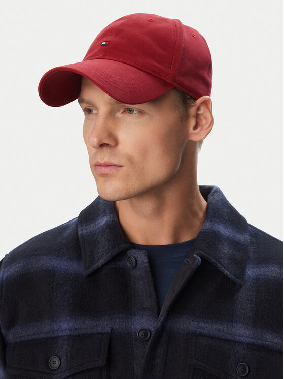 Tommy Hilfiger Tommy Hilfiger Șapcă Th Flag '85 Soft 6 Panel Cap AM0AM12531 Roșu