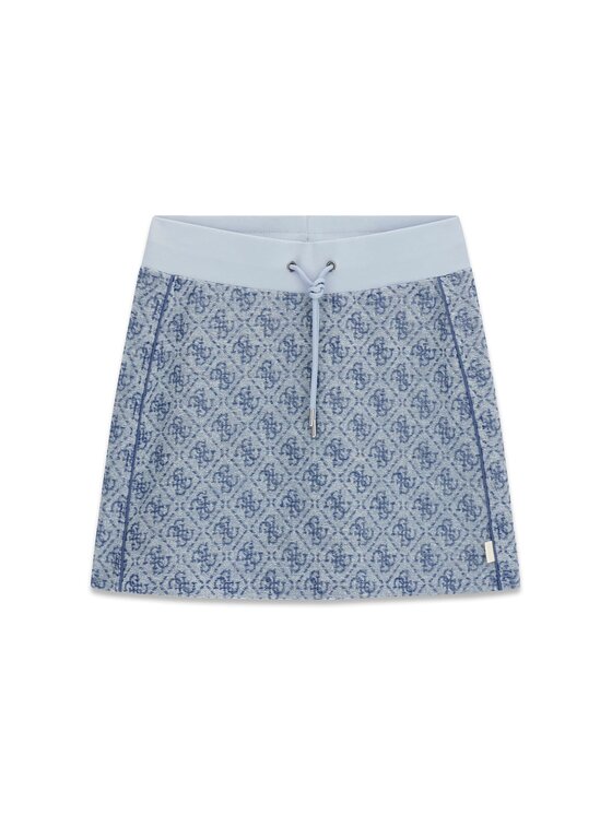 Guess Guess Spódnica mini 182952 Niebieski Classic Fit
