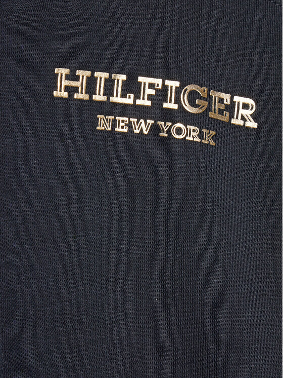 Tommy Hilfiger Tommy Hilfiger Džemperis ar kapuci Monotype KG0KG07723 D Tumši zils Regular Fit