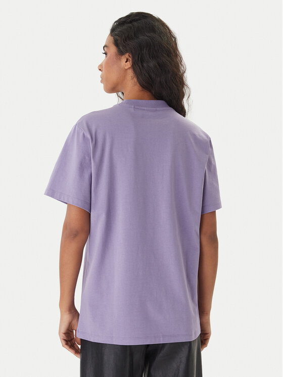 HUGO HUGO T-Shirt Vintage 50518139 Fialová Relaxed Fit