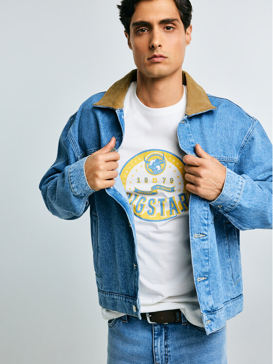 BIG STAR BIG STAR T-Shirt STELIAN Biały Basic Fit
