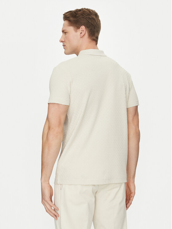 JOOP! JOOP! Polo 10018924 30044673 Beżowy Regular Fit