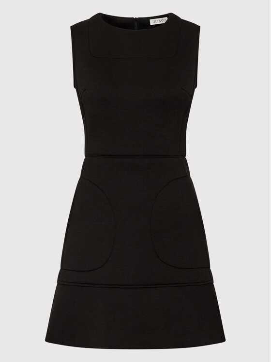 Trussardi Trussardi Kasdieninė suknelė 56D00629 Juoda Regular Fit