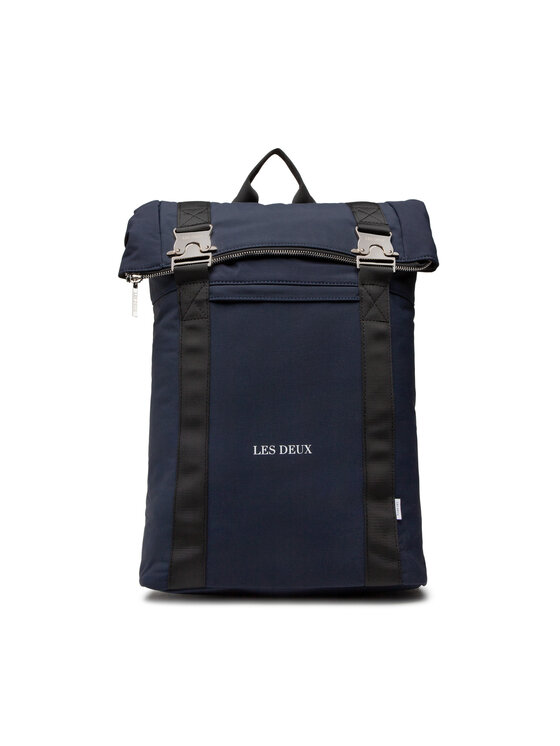 Rucsac Les Deux Time Ripstop Rolltop Backpack LDM940022 Dark Navy/White 460201