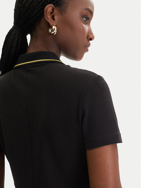 Versace Jeans Couture Versace Jeans Couture Ежедневна рокля 80HAOT03 CJ01T Черен Slim Fit