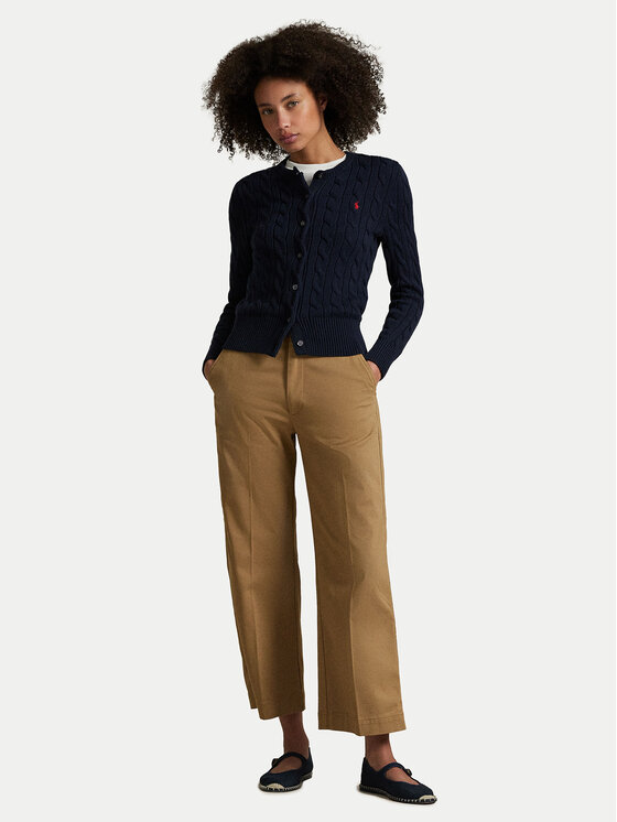 Polo Ralph Lauren Polo Ralph Lauren Riidest püksid 211873988001 Beež Wide Leg