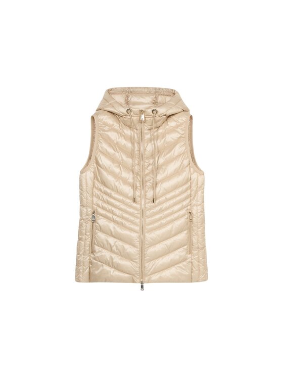 Oltre Oltre Giubbotto piumino F610R101467N002 Écru Slim Fit