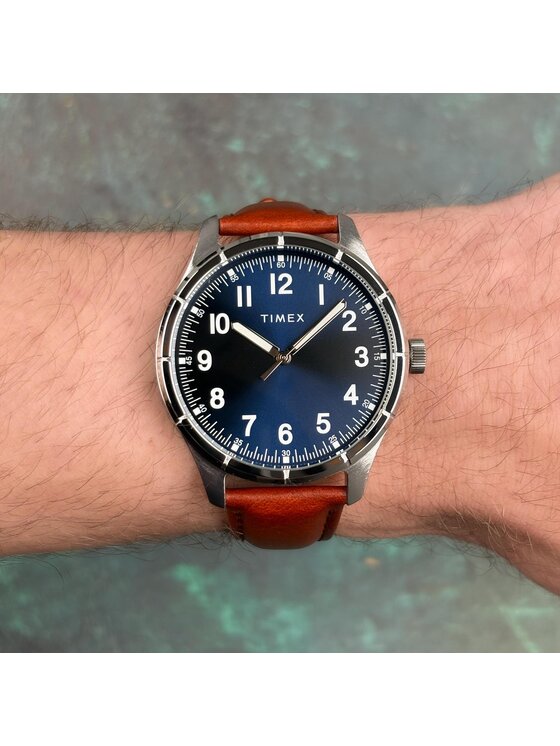 Timex Timex Hodinky TW2Y16200 Hnědá