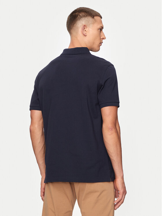 Gant Gant Polo Shield 2220 Granatowy Slim Fit