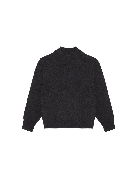 B SIDES B SIDES Sweter MERINO Szary Regular Fit