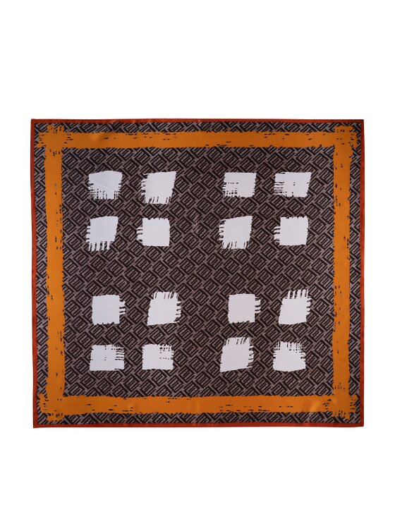 ALLORA BE UNIQUE ALLORA BE UNIQUE Foulard silk scarf Marrone