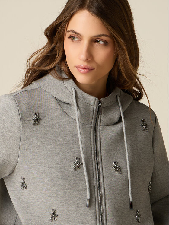 Oltre Oltre Cappotto invernale 8008J000247N013 Grigio Over Fit