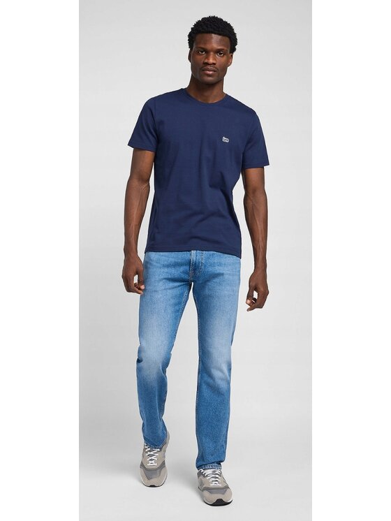 Lee Lee Jeansy Rider Niebieski Slim Fit