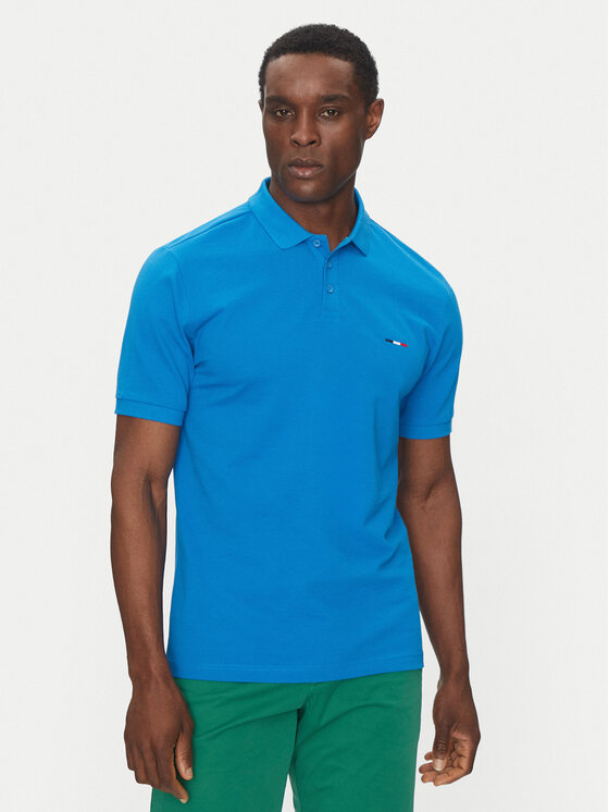Hechter Paris Polokošeľa Pique H-Eco 74004 151902 Modrá Regular Fit