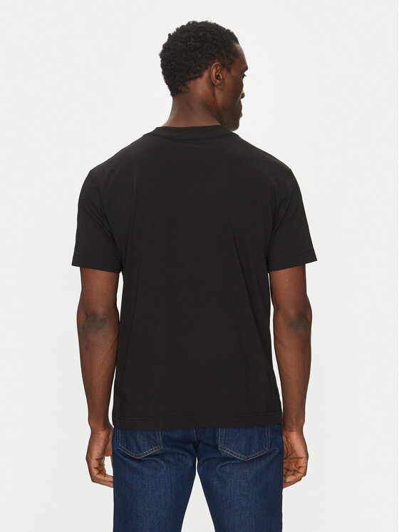 Calvin Klein Jeans Calvin Klein Jeans T-shirt Photo Monogram J30J327483 Crna Regular Fit