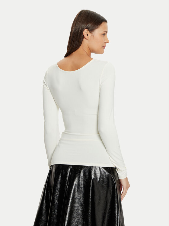 ONLY ONLY Blúz 15337499 Fehér Slim Fit