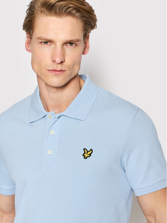 Lyle & Scott Lyle & Scott Polokošile Plain SP400VOG Světle modrá Regular Fit