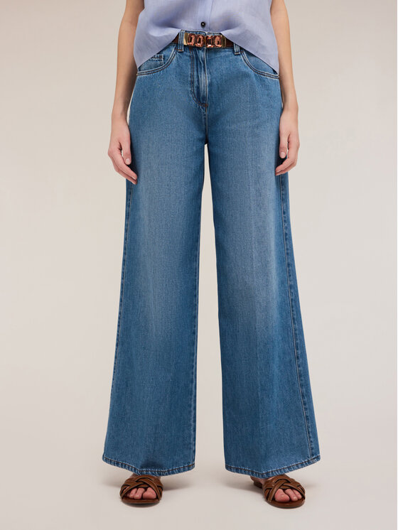 Motivi Motivi Jeans P559Q003918N004 Turchese Over Fit