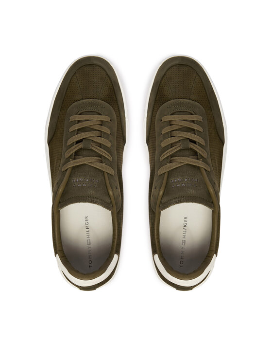 Tommy Hilfiger Tommy Hilfiger Sneakersy Th Court Best FM0FM05821 Zielony