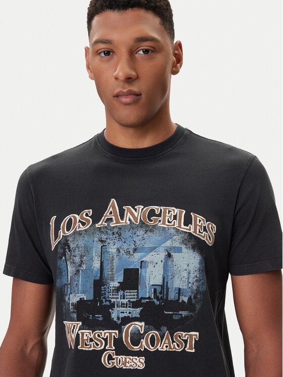 Guess Guess T-Shirt M5BI02 K8FQ4 Schwarz Regular Fit