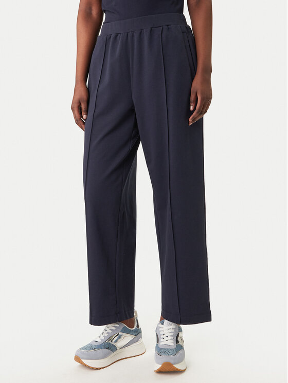Liu Jo Sport Liu Jo Sport Culottes nohavice TA6211 FS090 Tmavomodrá Regular Fit
