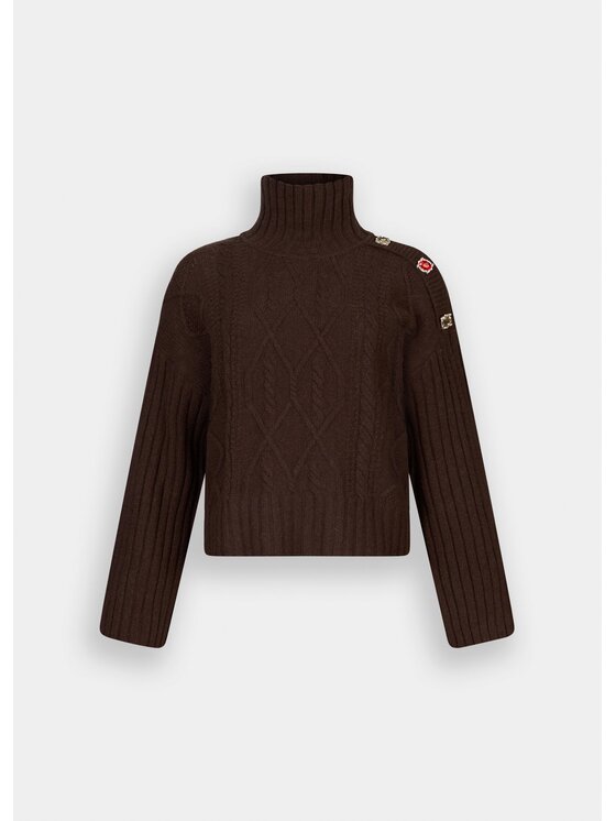 Liu Jo Liu Jo Maglione MF5425MS040X0385 Marrone Regular Fit