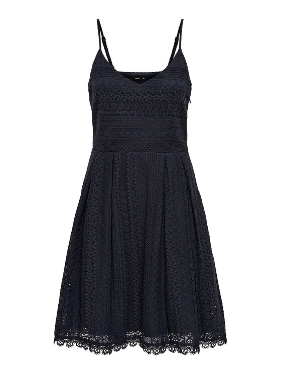 ONLY ONLY Coctailkleid 15204799 Dunkelblau Regular Fit