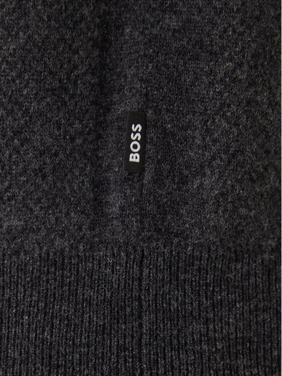 BOSS BOSS Svetr H-Hestro 50549986 Černá Regular Fit