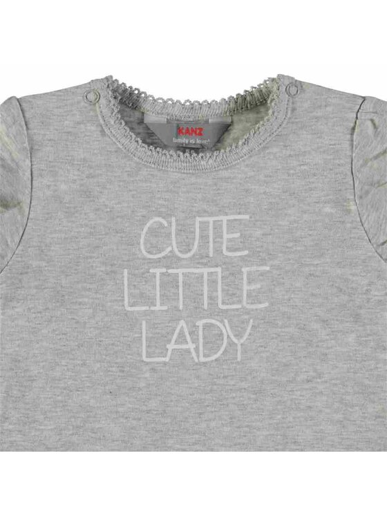 Kanz Kanz T-Shirt 1832961-8095 Szary Basic Fit