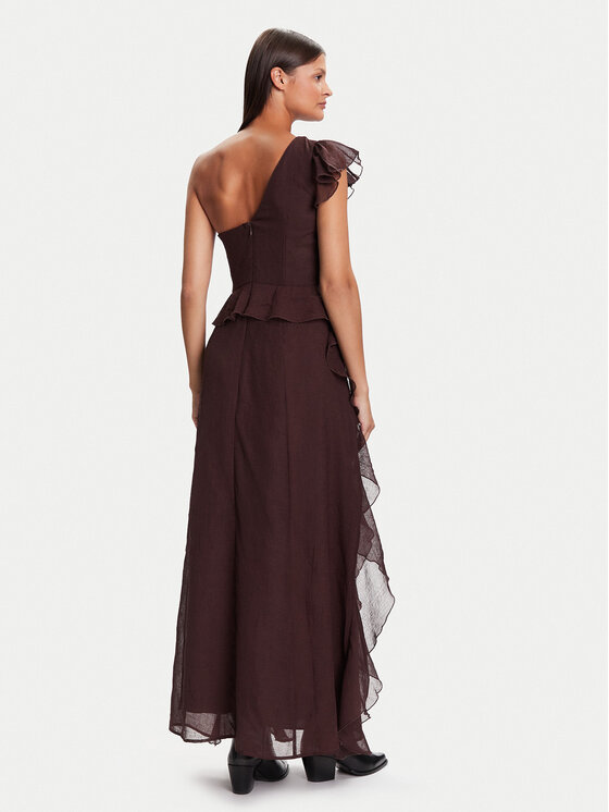 Vero Moda Vero Moda Cocktail obleka Sabrina 10343819 Rjava Regular Fit